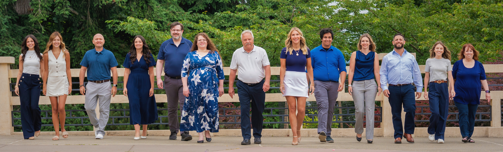 Jeff Baker & Associates Team Walking Confidently